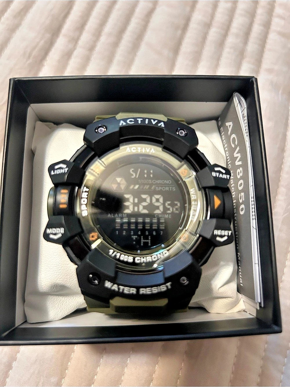 Activa A-30S Sport Digital Watch in Green & Black
